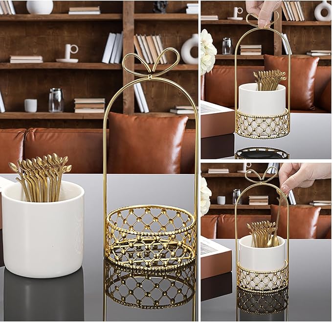 ELLDOO Coffee Spoon Set, Creative Flatware Set - Image 5