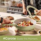 CAROTE 27pcs Ceramic Cookware Set Nonstick, Pots and Pans Set Non Stick - Image 7