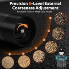 Rechargeable Electric Salt and Pepper Grinder Set, Automatic Pepper Mill - Image 3