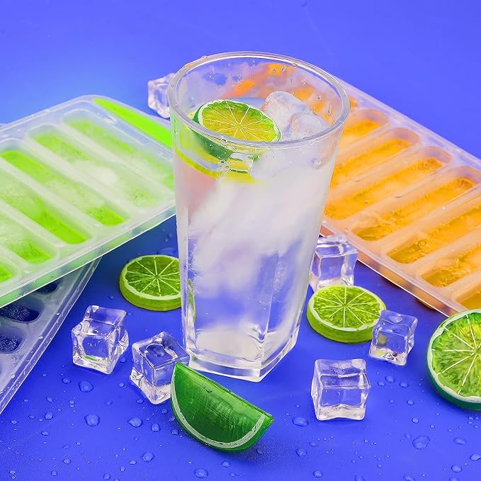Ice Cube Trays, Easy-Release Silicone and Flexible 28 Ice Trays - Image 5