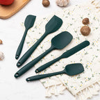 Silicone Spatula Set, 5 Piece Food Grade Rubber Spatulas - Image 7