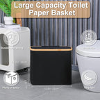 efluky Toilet Paper Basket 28L, Toilet Paper Holder - Image 2
