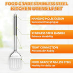 E-far Stainless Steel Cooking Utensils, 4-Piece Heat Resistant Kitchen Utensils - Image 8