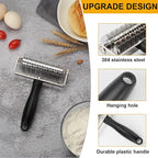 Pastry Lattice Roller Cutter, Stainless Steel Multi-Wheel Dough Cutter - Image 4