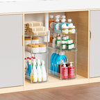 2 Pack 3 Tier Large Pull Out Bathroom Organizers and Storage, 13.8″ Deep - Image 7