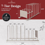 Cuisinel Lid and Dish Organizer Rack - Image 4