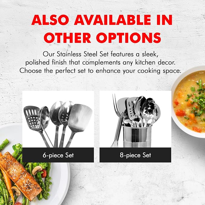 Chef Craft Select Cooking Ladle, 11.5 inch, Stainless Steel - Image 7