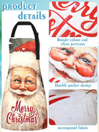 Bencailor 6 Pcs Spring Kitchen Aprons - Image 5