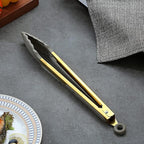 Gold Cooking Tongs, Berglander Heavy Duty Food Tongs - Image 2