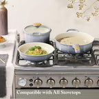 CAROTE 17Pcs Titanium Cookware Set, Pots and Pans Set Non Stick, Kitchen - Image 6