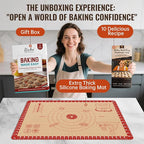 Silicone Baking Mat with Recipes, Extra Thick Silicone Mats - Image 2