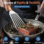 Joyfair Fish Spatula Metal Spatulas, Kitchen Slotted Turners & Outdoor Griddle - Image 3