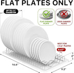 Simple Houseware Stainless Steel Plate Drying Rack - Image 3