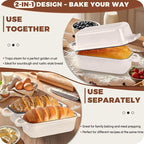 Cast Iron Bread Loaf Pan with Lid, Loaf Pans - Image 6