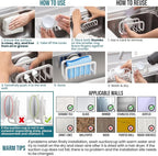 TAILI Sink Caddy with Strong Suction Cup, Sponge Holder - Image 7