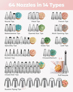 Kootek 158PCs Cake Decorating Kit, Baking Supplies Tools - Image 3