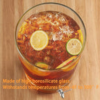 Beverage Dispenser, 4.1 Gallon Glass Drink Dispenser - Image 8