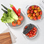Colander for Kitchen, Stainless Steel Colander Strainer - Image 5