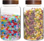 Glass Coffee Jars Spice Jar Round Storage Canister - Image 5