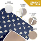 Patriotic July of 4th Blue Star Dish Drying Mat - Image 4