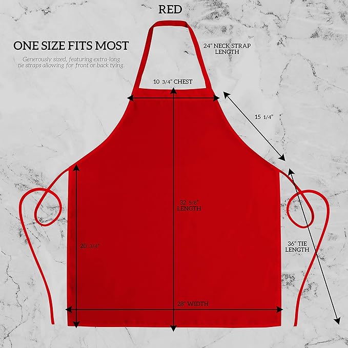 GREEN LIFESTYLE 120 Pack Professional Chef Apron – Grilling Aprons - Image 2