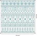 HIHOHO Beach Blanket Waterproof Sandproof Extra Large Beach Mat 79" X - Image 2