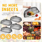 Hicarer 4 Pcs Metal Mesh Screen Food Cover - Image 6