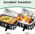 Corduroy Casserole Carrier, Insulated Lasagna Lugger - Image 4