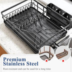 SNTD Dish Drying Rack for Kitchen Counter - Image 6