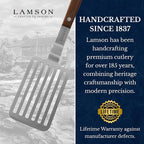 Lamson Premier BBQ Turner with Riveted Walnut Handle - Image 3