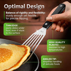 MIU Fish Spatula Stainless Steel, Polished Metal, Corrosion Resistant, Kitchen - Image 3