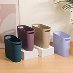 rejomiik Small Trash Can, Slim Garbage Can Plastic Waste Basket - Image 5