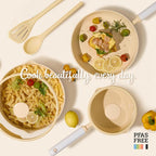 CAROTE Ceramic Cookware Set Nonstick, Non-Toxic & PFAS-Free, Dishwasher - Image 7