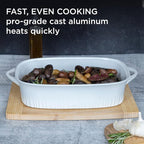 CorningWare QuickHeat 5.7-QT Cast Aluminum Roaster - Image 3