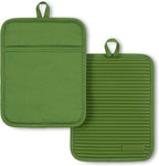 KitchenAid Ribbed Soft Silicone Pot Holder 2-Pack Set by KitchenAid