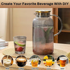 Buaic 2 PACK Glass Pitcher - Image 5