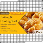 2PCS Cooling Racks for Cooking and Baking by QukakaHomeCare