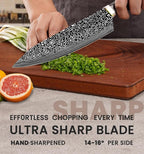 Knife Set, 15 Pieces Kitchen Knife Set - Image 7