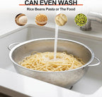 Kaishun Stainless Steel Colander and Strainer Set, Strainer - Image 5