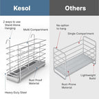 KESOL 304 Stainless Steel Utensil Drying Rack - Image 7
