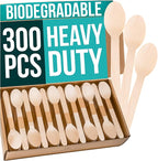 Disposable Wooden Spoons For Eating by EarthClusive