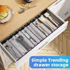 Simple Trending Silverware Drawer Organizer, 8 Pack Utensil Organizer - Image 6