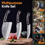 3PCS Meat Cleaver Knife Set - Image 2