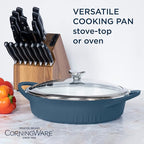 CorningWare QuickHeat 4-QT Cast Aluminum Braiser - Image 2