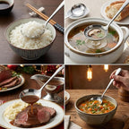 JJUNW 2 Pcs Small Silver 7.9 Inch Gravy Soup Ladle, Stainless Steel Sauce Ladle - Image 7