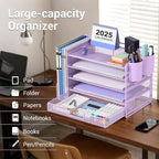 OPNICE Desk Organizer, 5-Tier Paper File Organizer - Image 6