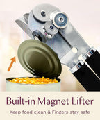 Premium Multifunction Magnetic Manual Can Opener and Bottle Opener, Heavy Duty - Image 7