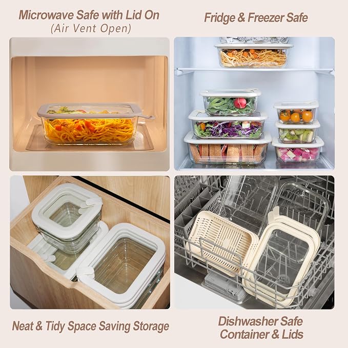 Urban Green Glass Food Storage Containers - Image 5