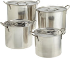 Star Crafts 4 Piece Stainless Steel Stock Pot Cookware Set Contains 4 Stockpots by Unknown