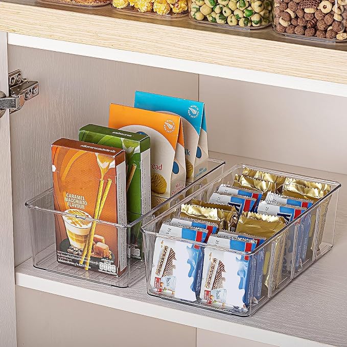 Vtopmart 2 Pack Food Storage Organizer Bins, Cabinet Organization and Storage - Image 7
